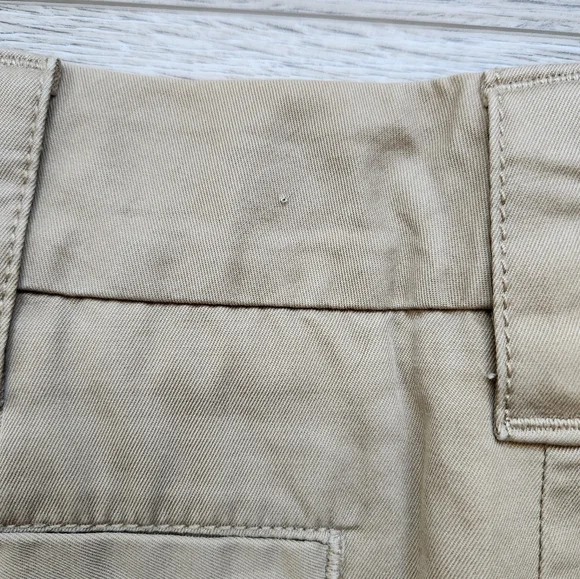 Lands End Walnut Tan Fit 2 Chino 7 Inch Shorts Womens 2 Baumwolle Cotton Nwt - Picture 11 of 11